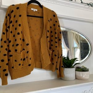 Madewell dot cardigan